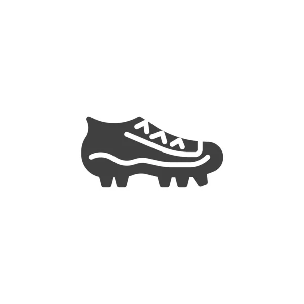 Fußballschuhe Vektor-Symbol — Stockvektor