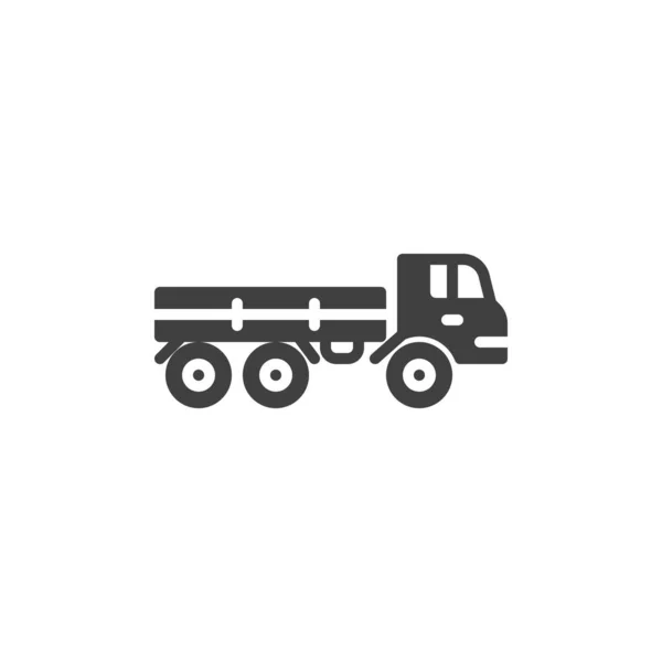 Caminhão ícone vetor de transporte — Vetor de Stock