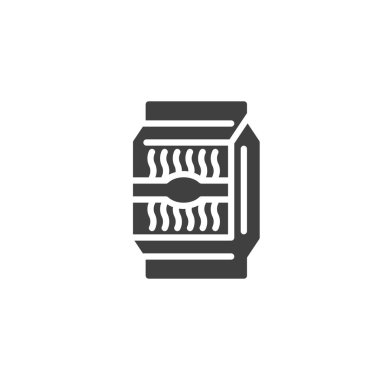 Noodle pack vector icon vector