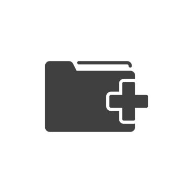 Yeni dizin dosya vektör simgesi ekle