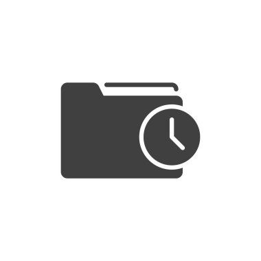 Dizin dosyası geçmişi vektör simgesi