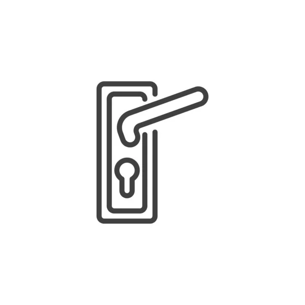 Türknauf-Liniensymbol — Stockvektor