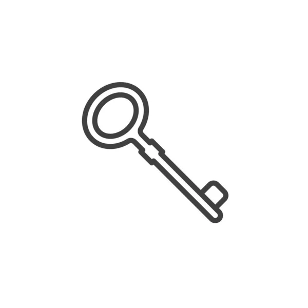 Key line icon — Stock Vector