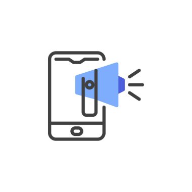 Mobil Pazarlama Satırı Simgesi