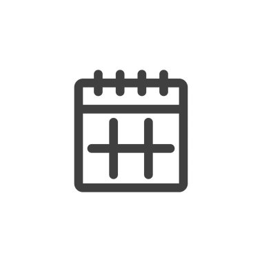 Takvim satırı simgesi