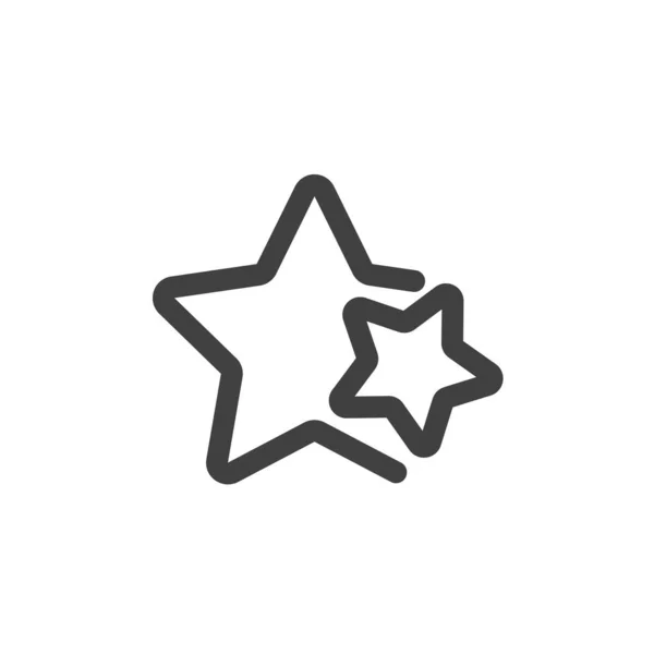 Estrella, icono de línea favorito — Archivo Imágenes Vectoriales