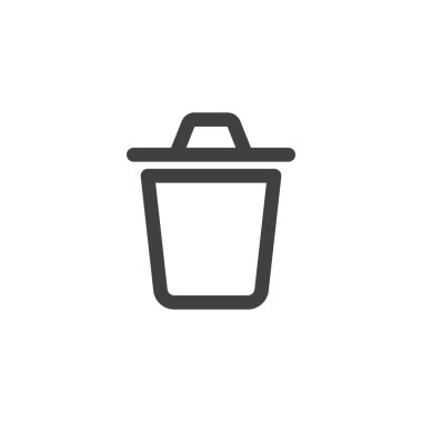 Çöp kutusu satır simgesi