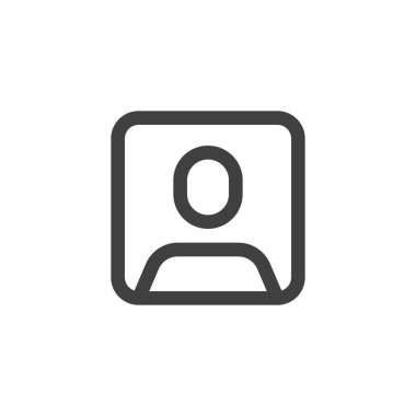 Kullanıcı profil satırı simgesi