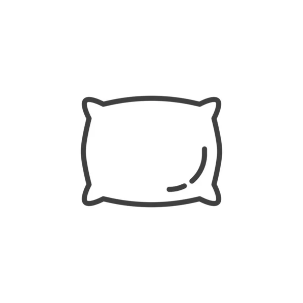 正方形枕线图标 — 图库矢量图片