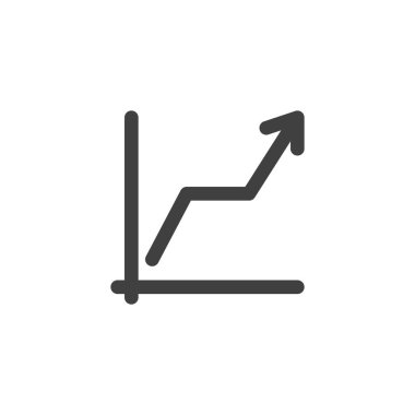 İstatistikler, analiz çizgisi simgesi