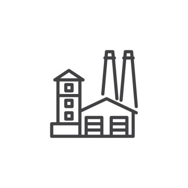 Endüstriyel Bina satırı simgesi