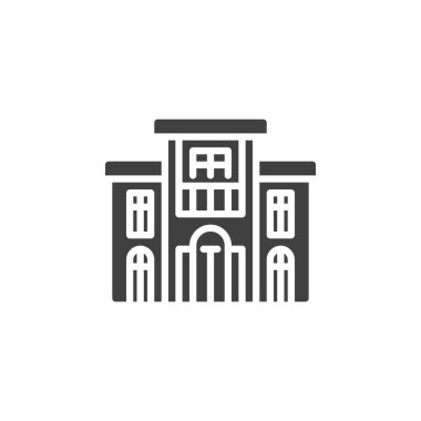 Villa Building vector icon