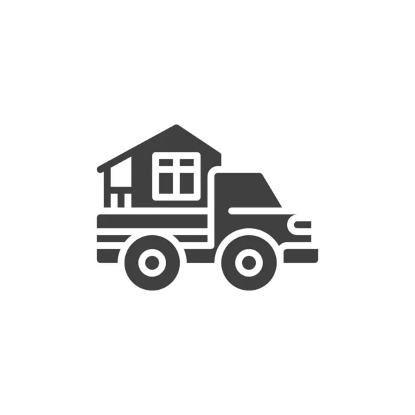 Moving home service vector icon — Vetor de Stock