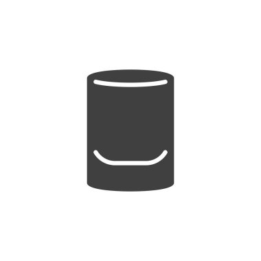 Taşlar cam vektör simgesi