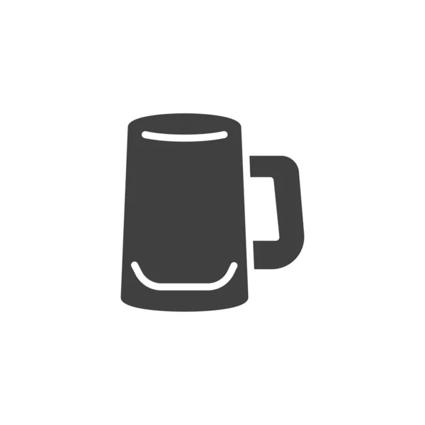 Beer mug vector icon — Stock Vector