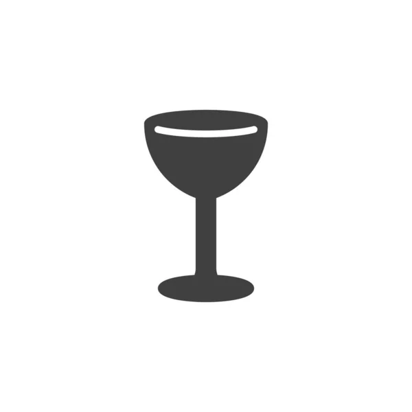 Champagne coupe glass vector icon — Stock Vector