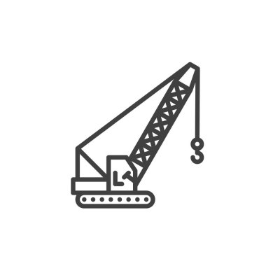 Craler vinç çizgisi simgesi