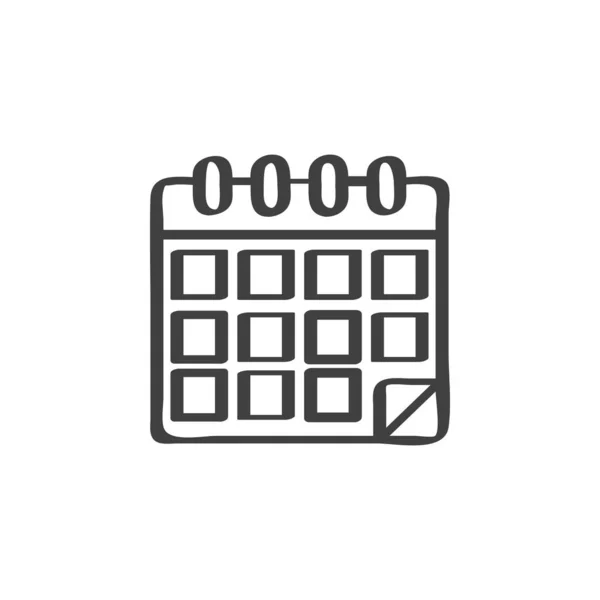 Ref-line календаря — стоковый вектор