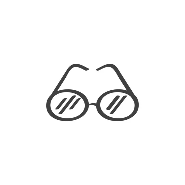 Glasses line icon — Stock Vector