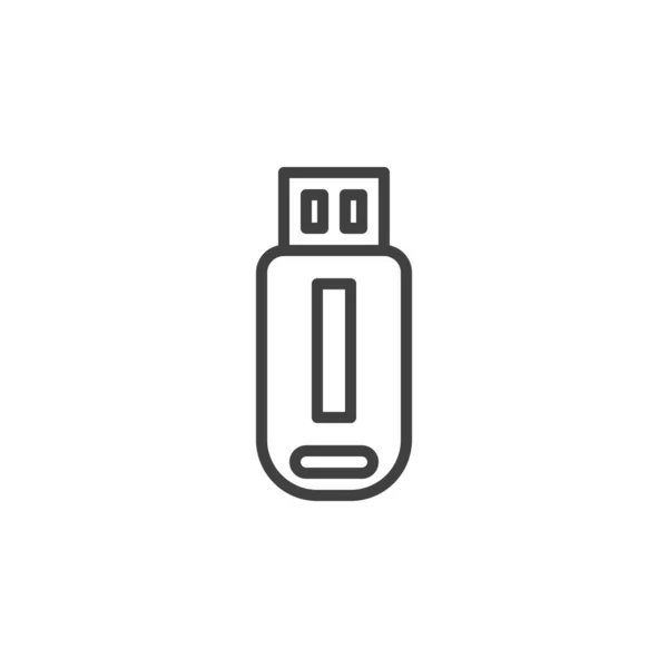 USB-flash-enhetsikon — Stock vektor