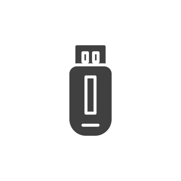 Clé USB icône vectorielle — Image vectorielle