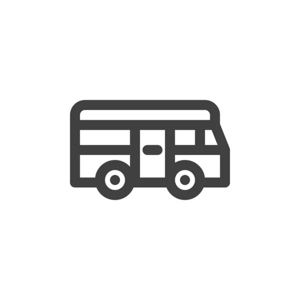 公交线路图标 — 图库矢量图片