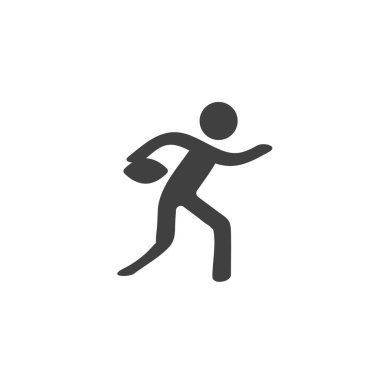 Rugby spor vektör simgesi