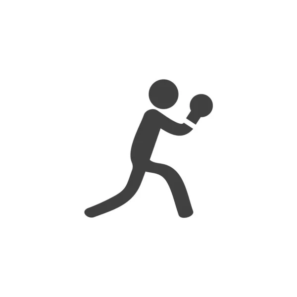 Ping pong icono de vector deportivo — Vector de stock