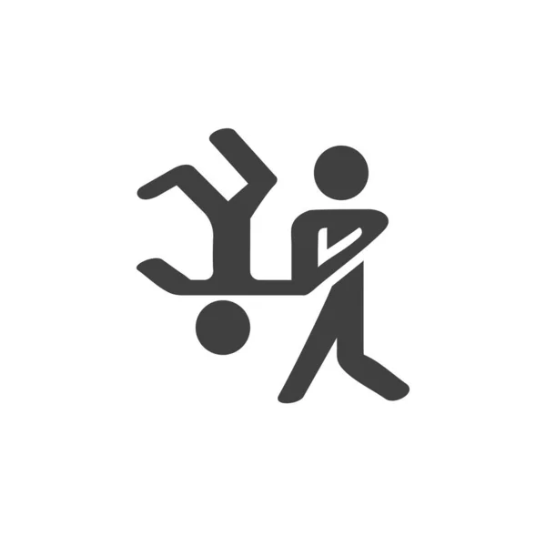Judo deporte vector icono — Vector de stock