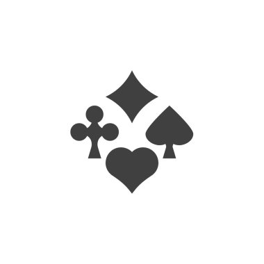 Kart giysisi vektör simgesi oynanıyor