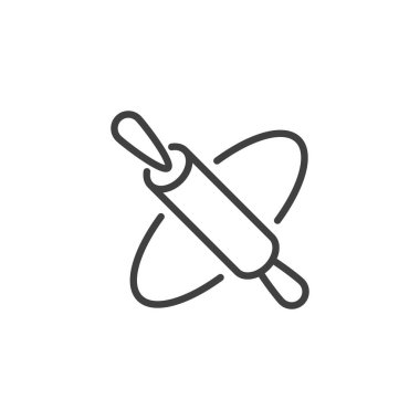 Hamur hamuru iğne çizgisi simgesi