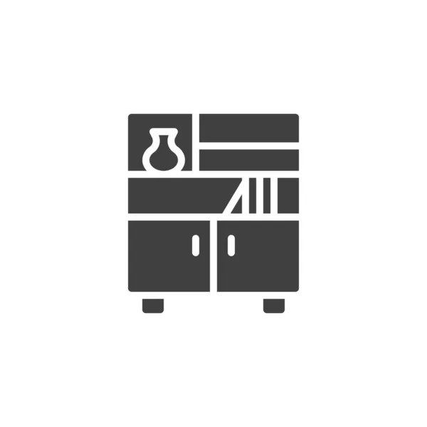 Armoire, icône vectorielle d'armoire — Image vectorielle