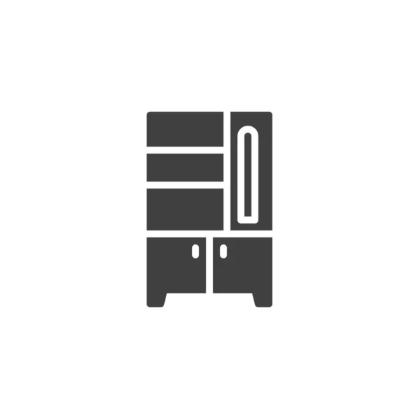 Cupboard vector icon — Stock Vector