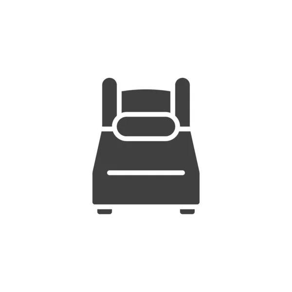 Icona vettore mobili letto — Vettoriale Stock