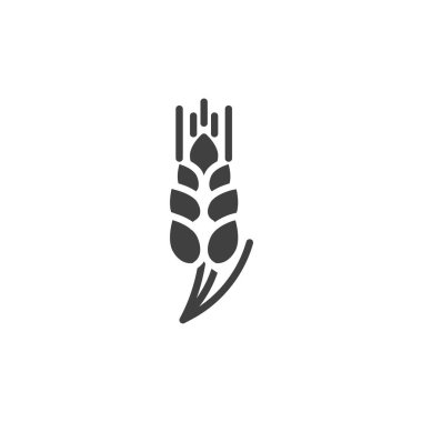 Buğday kulakları vektör simgesi
