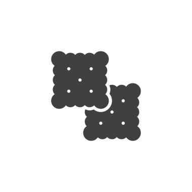 Cracker kurabiye vektör simgesi