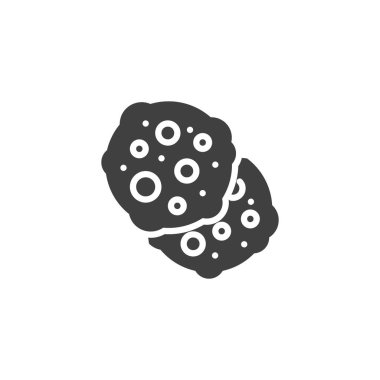 Çıtır kurabiye vektör simgesi