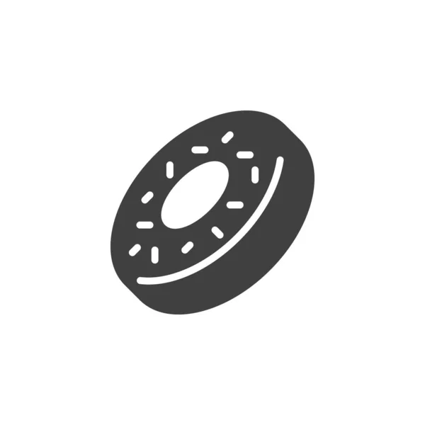 Donut-Vektor-Symbol — Stockvektor