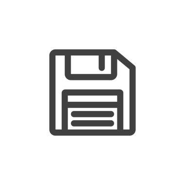 Disket çizgisi simgesi