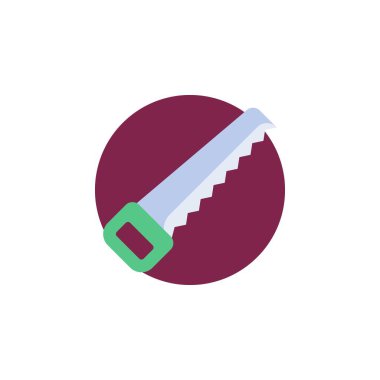 El testeresi, düz simge