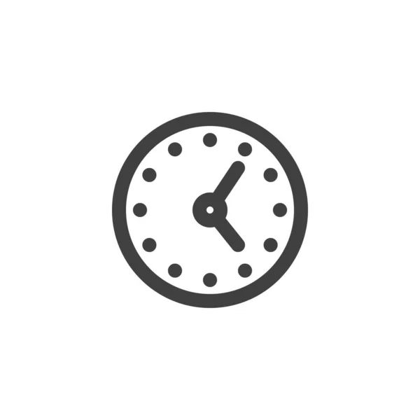 Ikon för klock tidslinje — Stock vektor