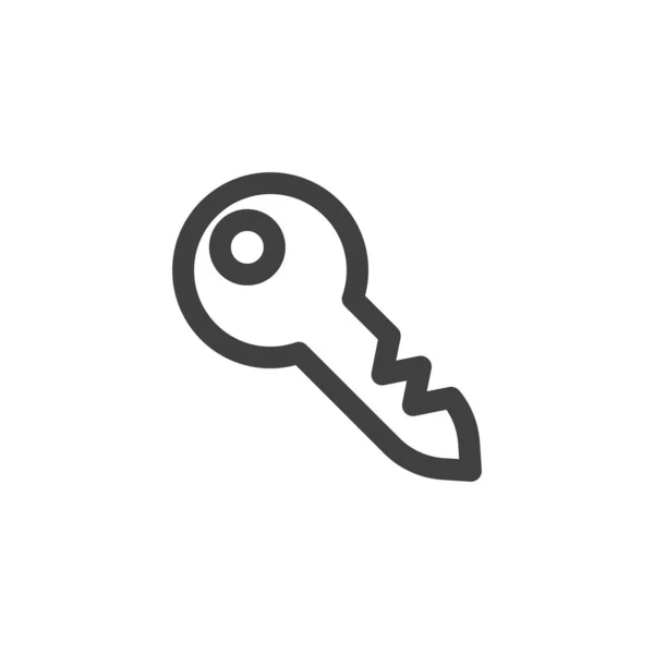 Password Key line icon — Stock Vector