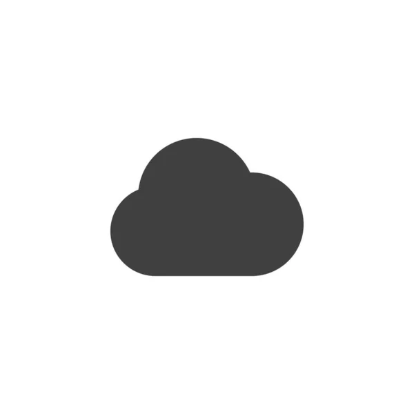 Nube vector icono — Vector de stock