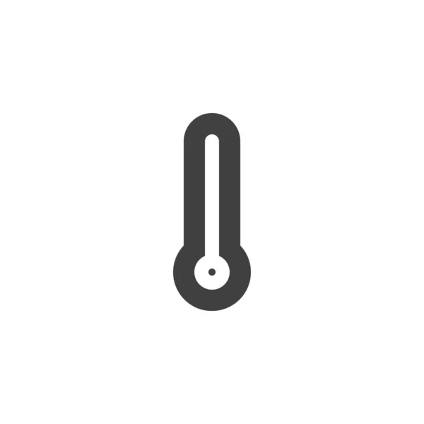 Temperatuurthermometer vector icoon — Stockvector