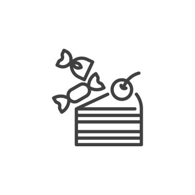 Şekerleme ürünleri satırı simgesi