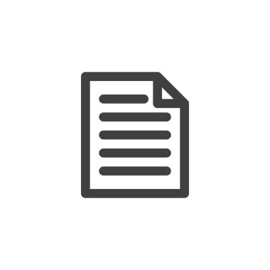 Metin belge satırı simgesi