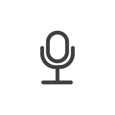 Mikrofon, mikrofon hattı simgesi