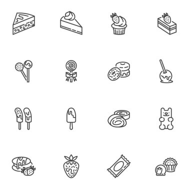 Tatlı satırı simgeleri ayarlandı