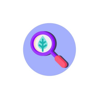 Biyoloji bilimi düz simgesi