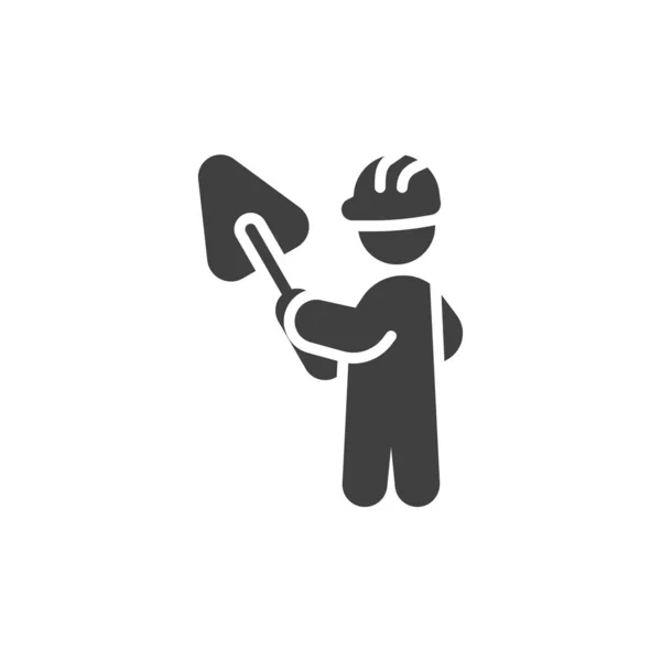 Vektor-Symbol für Bauarbeiter — Stockvektor